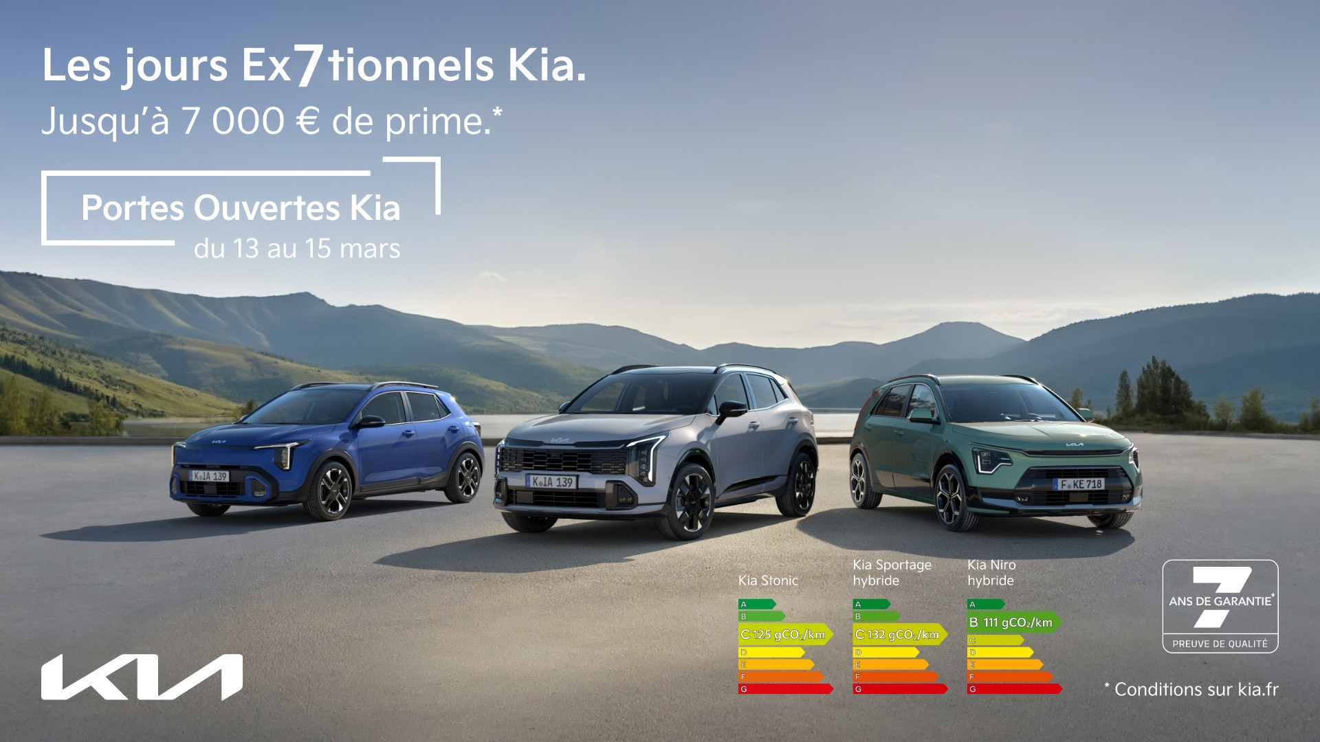  Les Jours Ex7tionnels arrivent chez Kia !