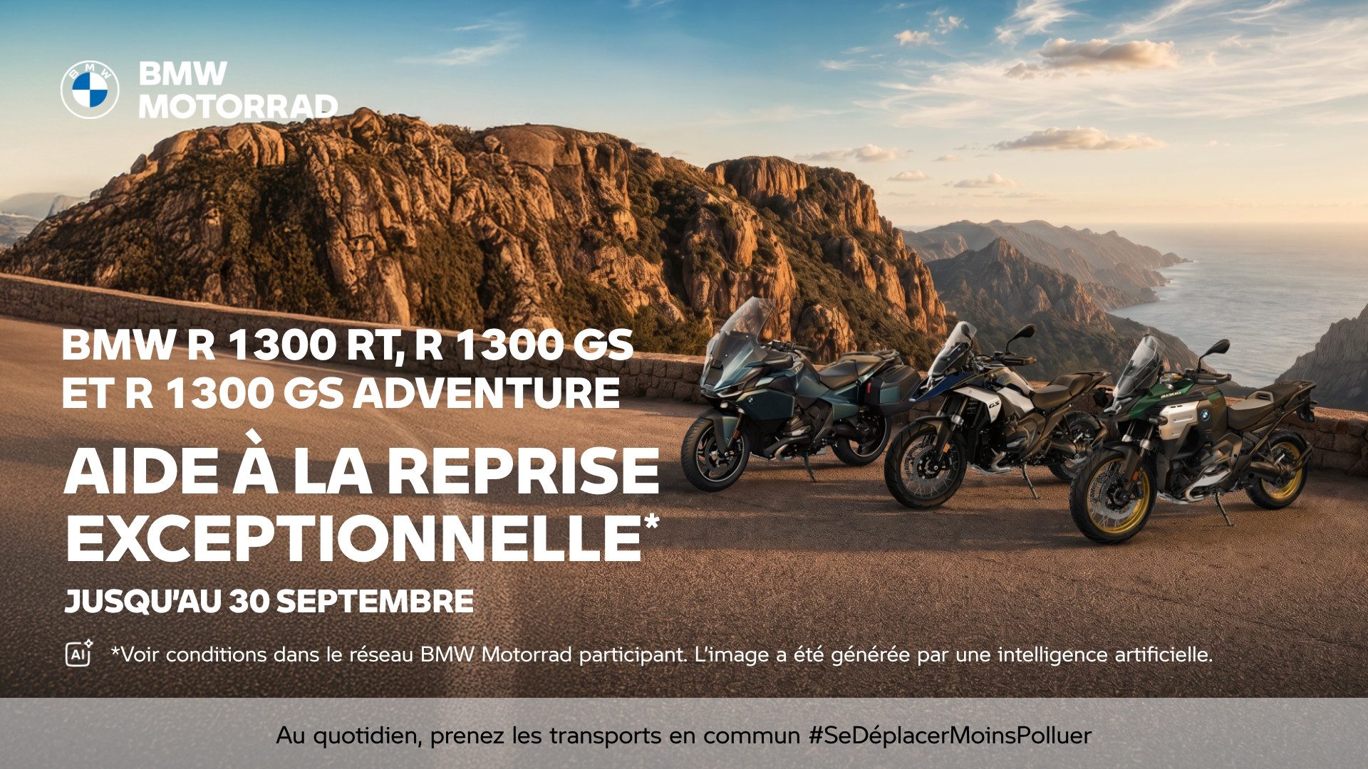 Offre de reprise exceptionnelle sur les BMW R 1300